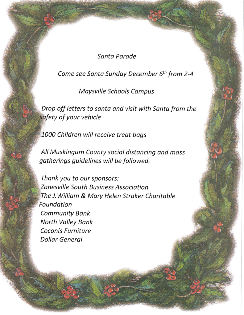 Santa Parade Information